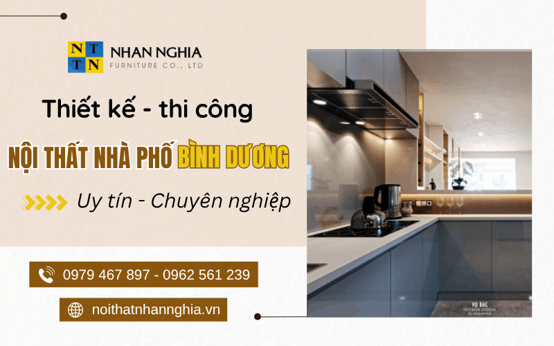 nội thất nhà phố Bình Dương