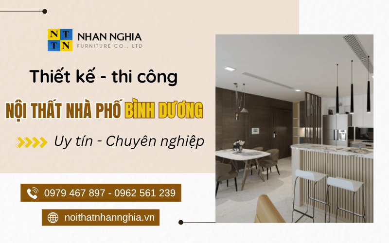 nội thất nhà phố Bình Dương
