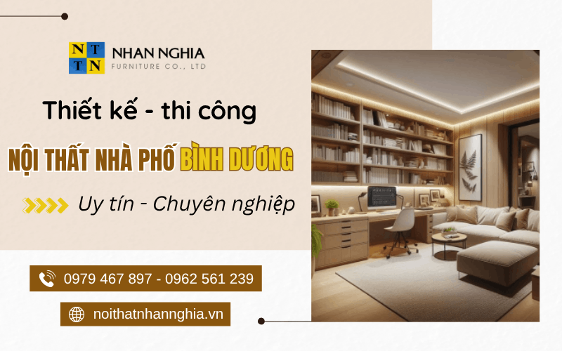 nội thất nhà phố Bình Dương