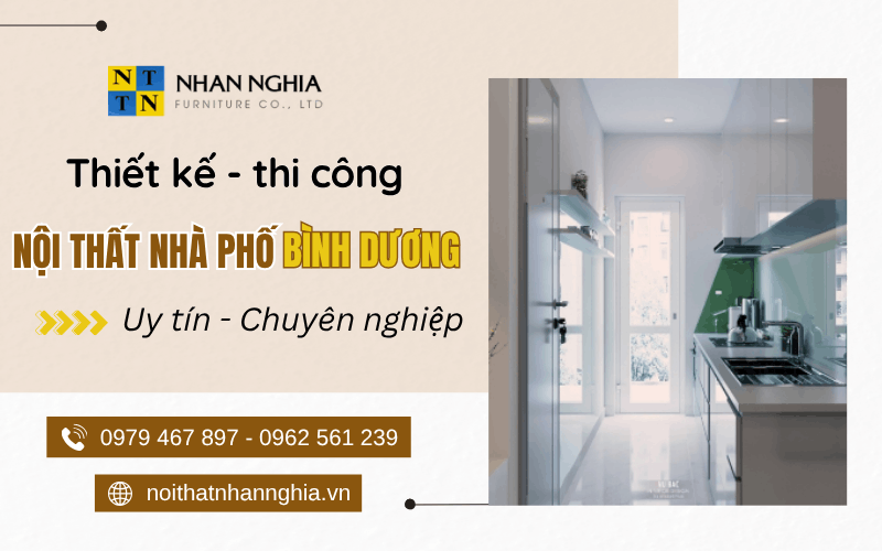 nội thất nhà phố Bình Dương