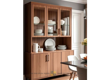Tủ Chén Gỗ  – Giải Pháp Lưu Trữ Gọn Gàng Cho Mọi Không Gian Bếp