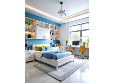 COMBO PHÒNG NGỦ BÉ TRAI 10M² HIỆN ĐẠI