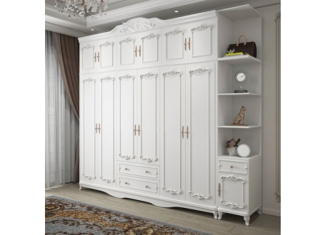 TỦ ÁO TÂN CỔ ĐIỂN: KHÔNG GIAN LƯU TRỮ VƯƠNG GIẢ VÀ ĐẲNG CẤP